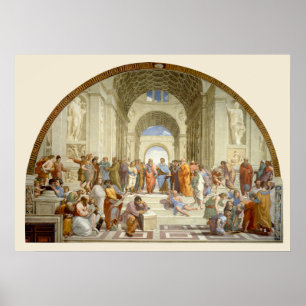 Poster L'école d'Athènes par Raffaello