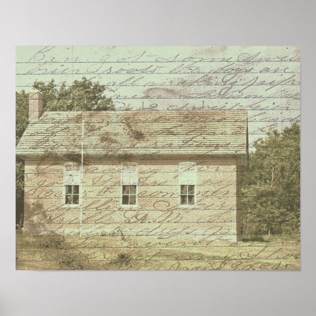 Poster L'école de briques rouges (Devant)