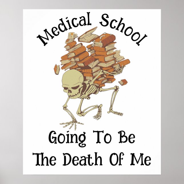 Poster L'École Médicale Va Être La Mort De Moi (Devant)