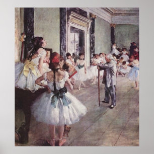 Poster Leçon de ballet d'Edgar Degas