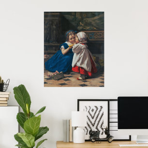 Poster Leçon de musique artistique pour enfants à l'ère v