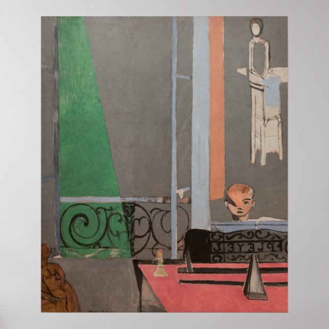 Poster Leçon de piano de Matisse (Devant)