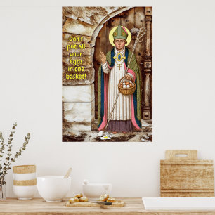 Poster Leçon de St Swithin et les œufs cassés