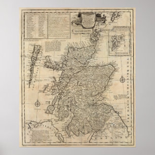 Poster L'Ecosse et la Grande-Bretagne du nord