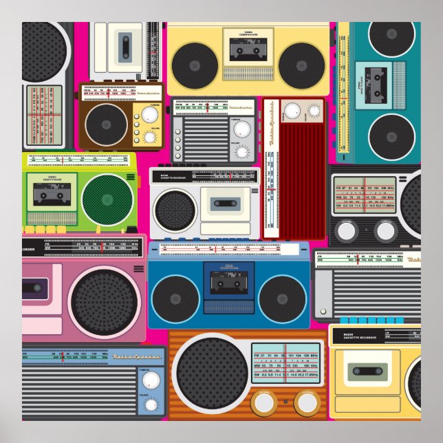 Poster Lecteur de cassettes (Devant)