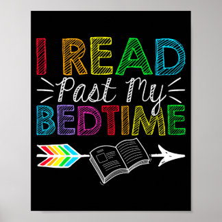 Poster Lecteurs passionnés de lecture au-delà de l'heure