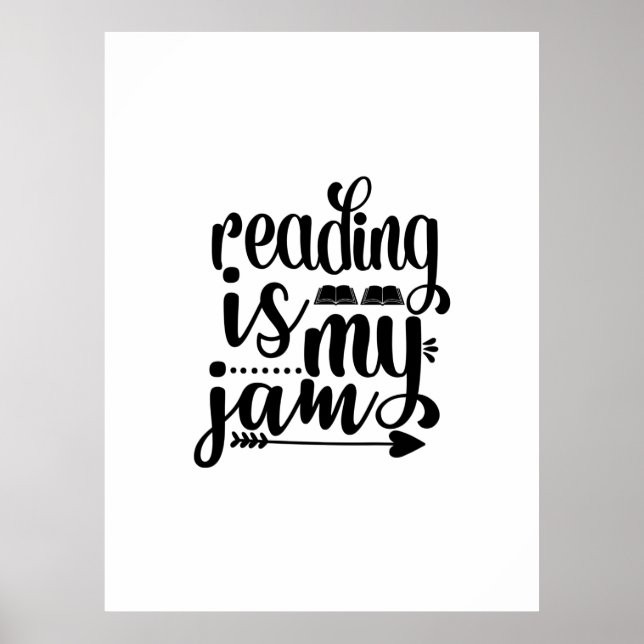 Poster Lecture Art Reading est My Jam (Devant)