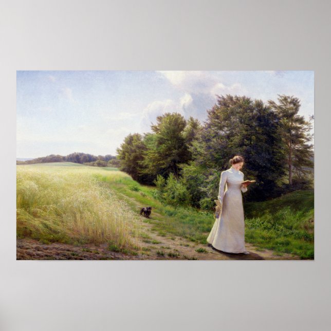 Poster Lecture blanche (Devant)