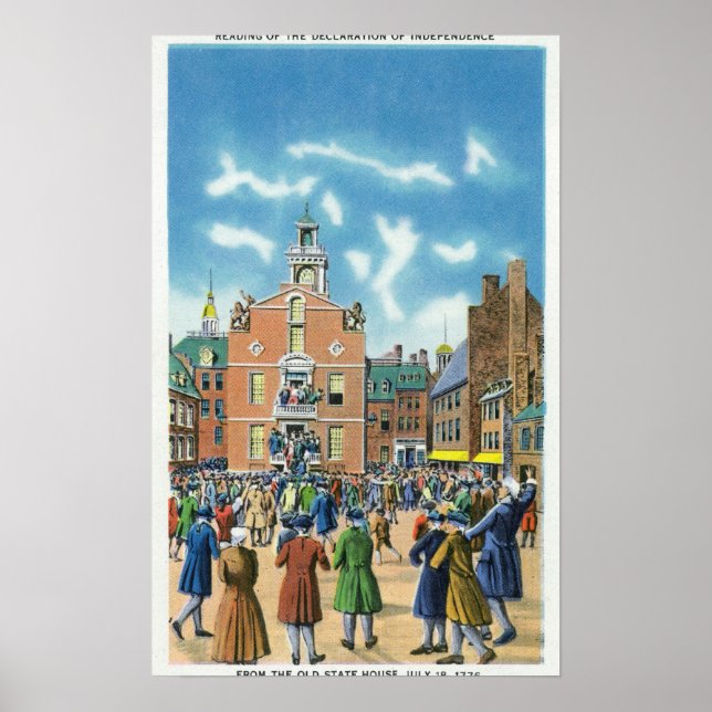 Poster Lecture de la Déclaration d'indépendance (Devant)