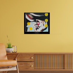 Poster "Lecture de la volonté" Peinture sur une