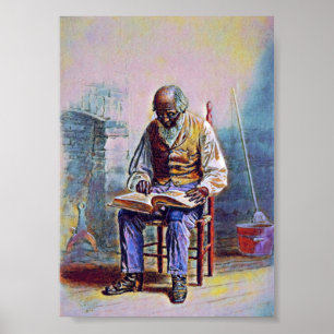 POSTER LECTURE DES SCRIPTURES PAR THOMAS WATERMAN WOOD