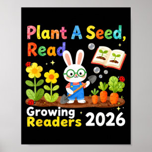 Poster Lecture estivale 2026 Plantez une graine Lisez Cro