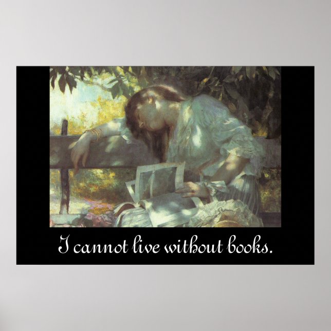 Poster Lecture vintage (Devant)