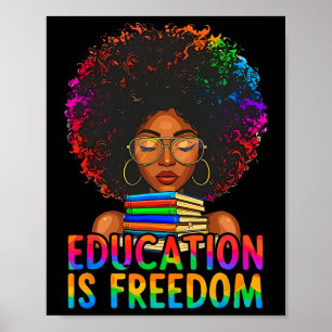 Poster L'éducation de l'histoire noire est la liberté des
