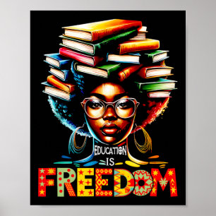 Poster L'éducation est la liberté Livres de professeur no