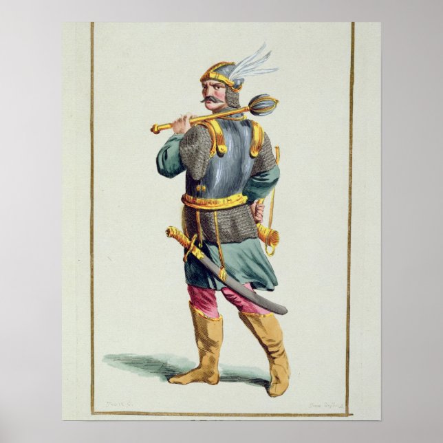 Poster Leel V de 'Receuil des Estampes, Représentation le (Devant)