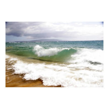 L'effondrement des vagues à Maui
