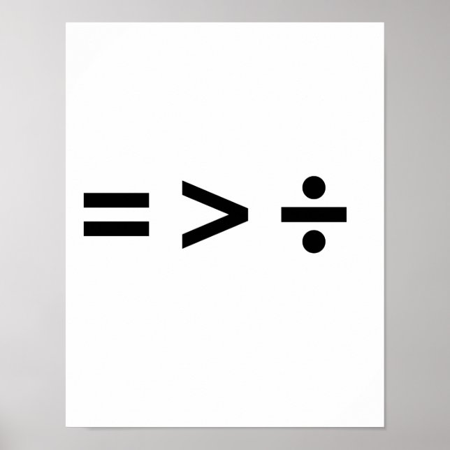 POSTER L'ÉGALITÉ EST PLUS GRANDE QUE L'IDD (Devant)