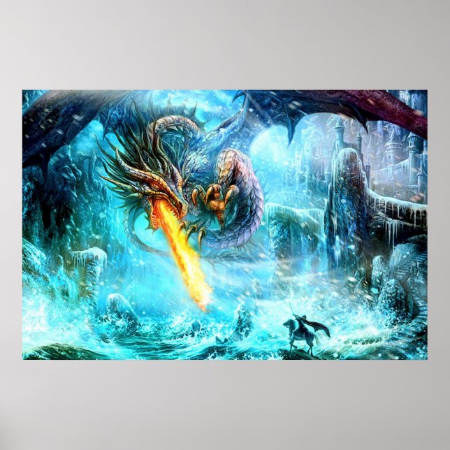 Poster légendaire du dragon (Devant)