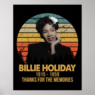 Poster Légende Billie Merci De Vacances Pour Les Souvenir