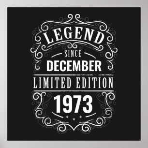 Poster Légende Depuis Personnalisé