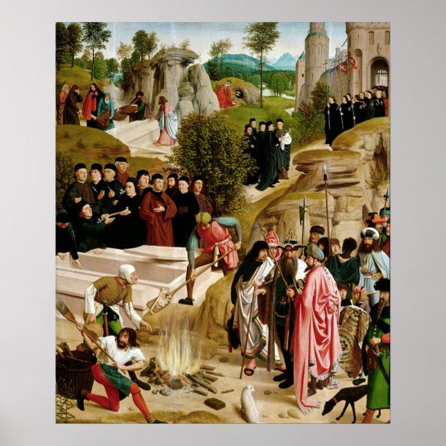 Poster Légende des reliques de Saint Jean le Baptiste (Devant)