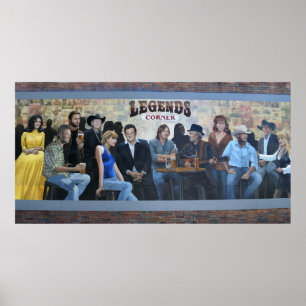 Poster légendes de la musique Country