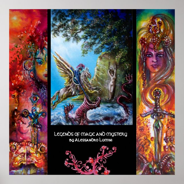 POSTER LÉGENDES DE MAGIE ET DE MYSTÈRE 4 (Devant)