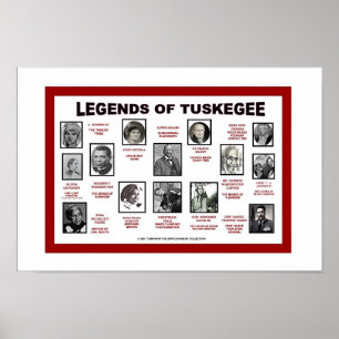 POSTER LÉGENDES DE TUSKEGEE