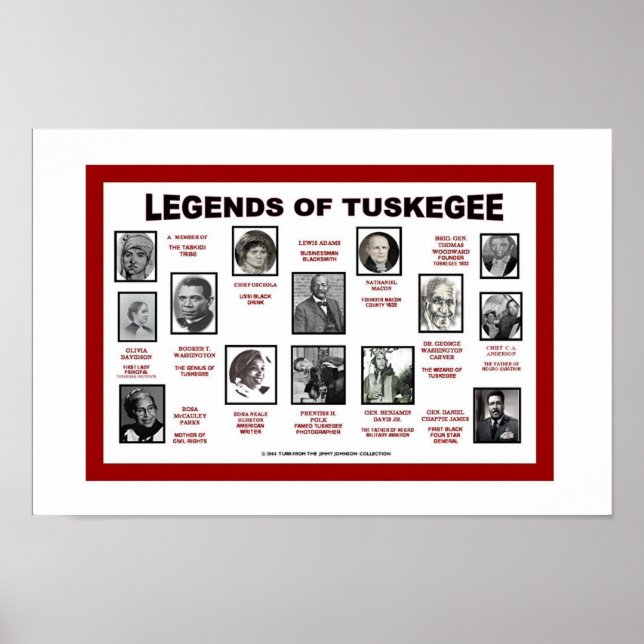 POSTER LÉGENDES DE TUSKEGEE (Devant)