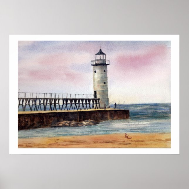 Poster léger de tête de perche nord Manistee (Devant)