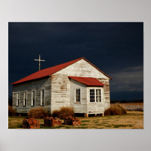 Poster L'église à la plantation de Frogmore [copie d'art]
