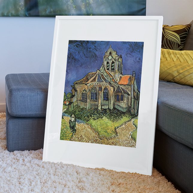 Poster L'église d'Auvers par Vincent van Gogh (Créateur téléchargé)