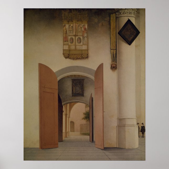 Poster L'église Saint-Laurens, Alkmaar, 1661 (Devant)
