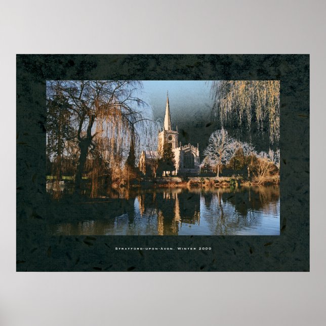 Poster L'église Stratford de l'autre côté de la rivière A (Devant)