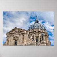 L'église Val-de-Grace et l'hôpital militaire à Par