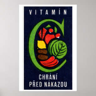 Poster Légumes Protègent Contre l'Infection - Boîte d'All