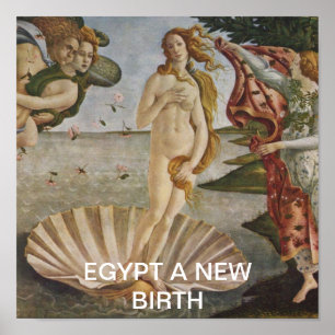 POSTER L'EGYPTE, NOUVELLE NAISSANCE