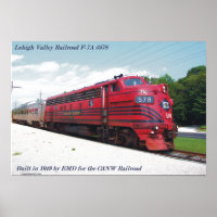 Lehigh Valley Railroad F-7A #578 à Cape May N. J.