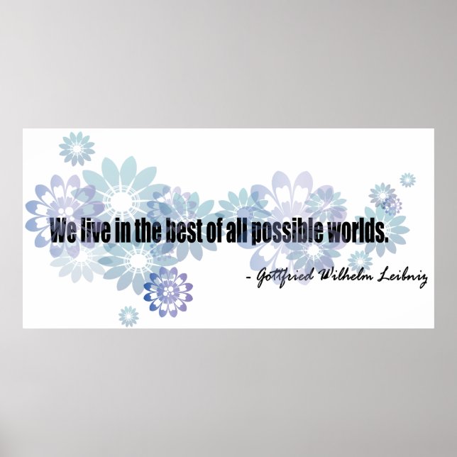 Poster Leibniz (Devant)