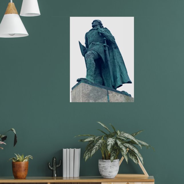 Poster Leif Erikson Reykjavík Statue (Salon 1)