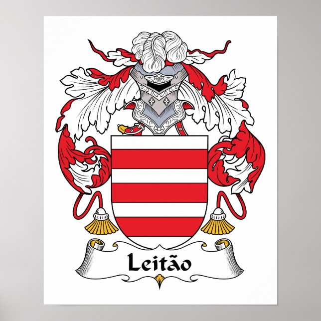 Poster Leitao Family Crest (Devant)