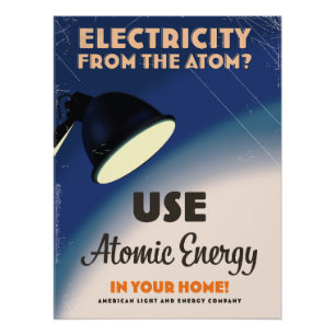 Poster L'électricité de l'atome?
