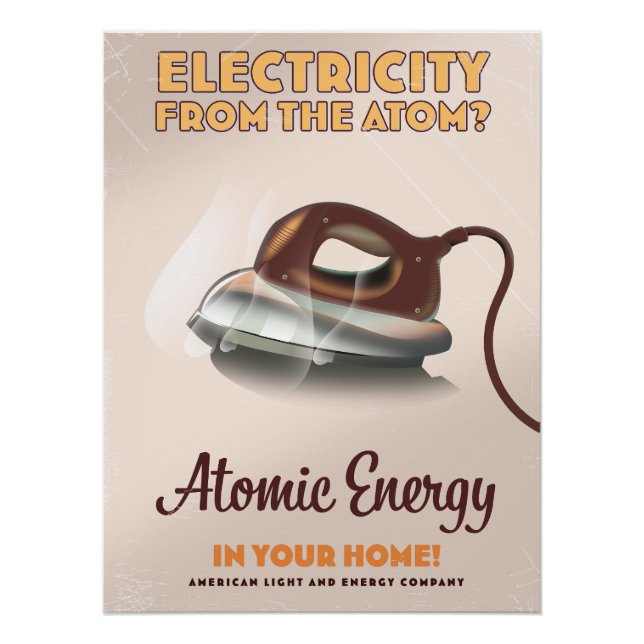 Poster L'électricité de l'atome? (Devant)