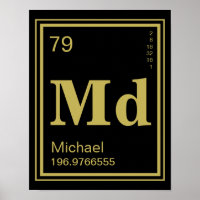 L'Élément de Toi ! Élément Gold du nom personnalis