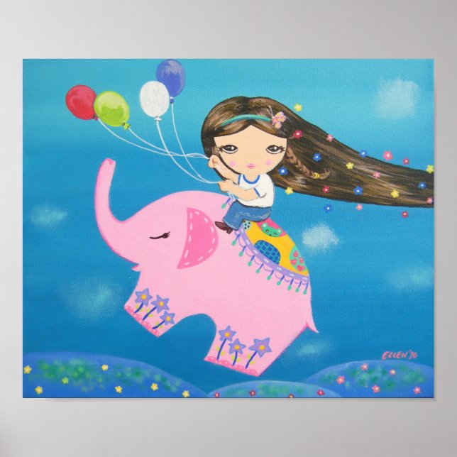 Poster L'Elephant Rider (Devant)