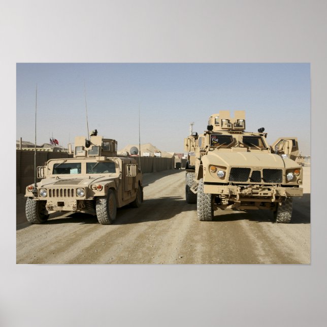 Poster L'embuscade résistante aux mines protégée (Devant)