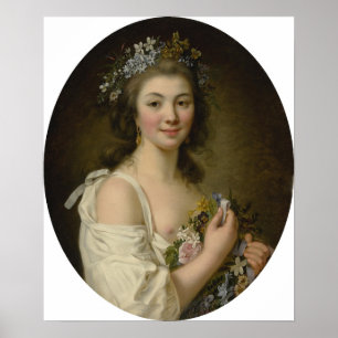 Poster Lemoine - Portrait De Madame Genlis