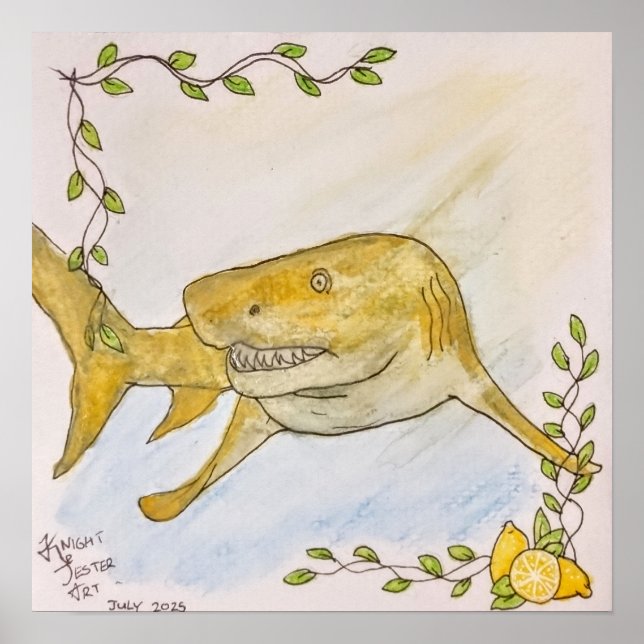 Poster Lemon Shark (Devant)