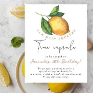 Poster Lemon Time Capsule 1er anniversaire sans sexe